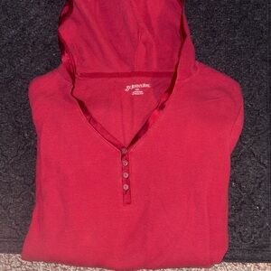 St. John's Bay Red Long Sleeve Top